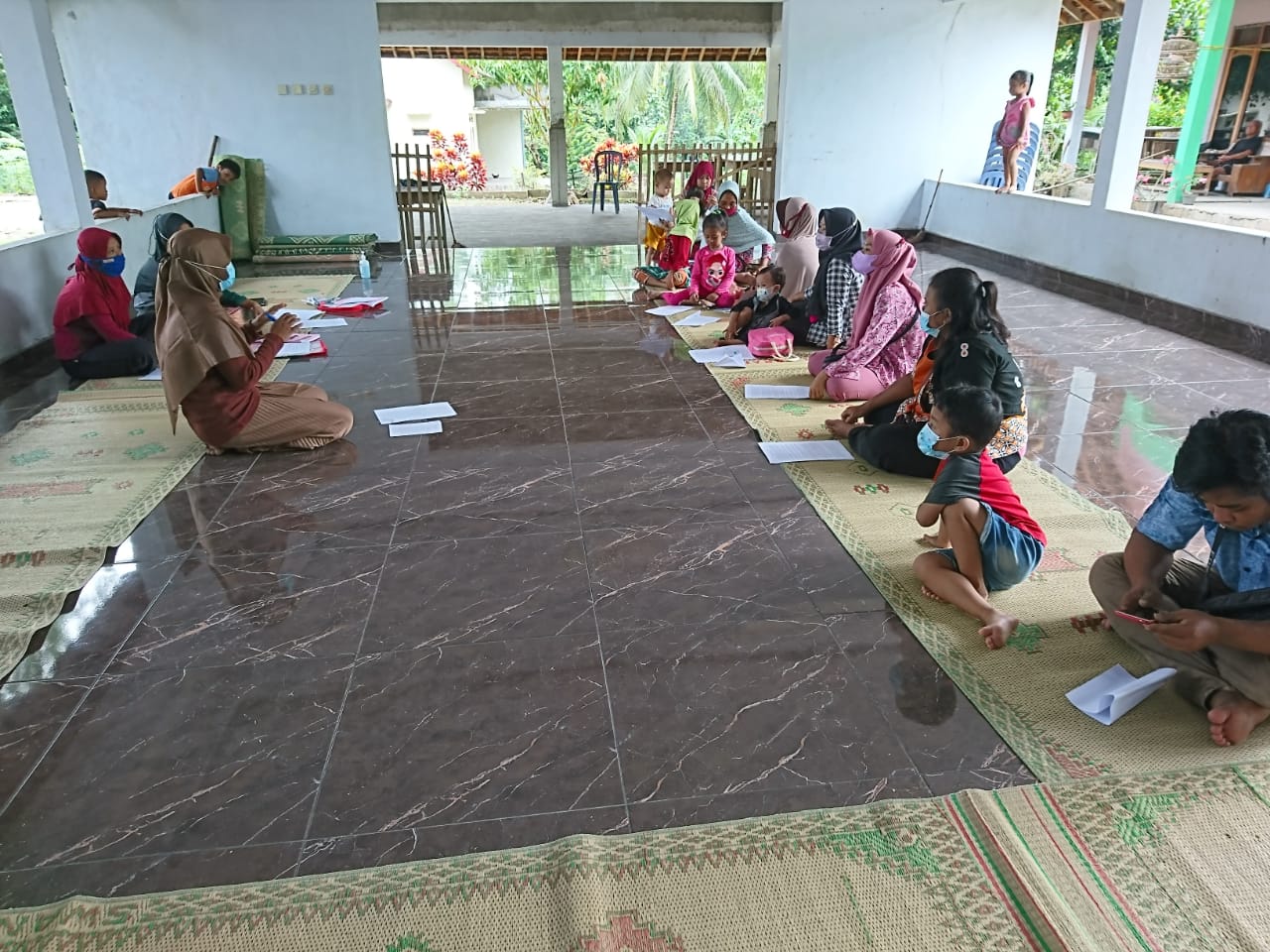 Kegiatan KBK (Kelompok Bermain Keluarga) Hargorejo Kembali Lakukan Kegiatan Online